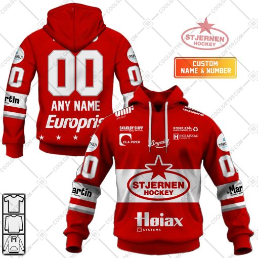 Personalized Stjernen Hockey 2324 Home Jersey Style| Hoodie, T Shirt, Zip Hoodie, Sweatshirt