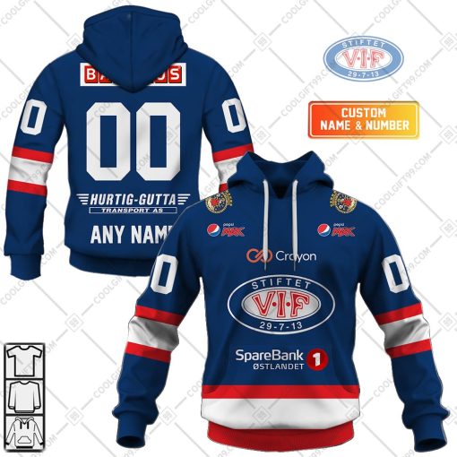 Personalized Valerenga Ishockey 2324 Home Jersey Style| Hoodie, T Shirt, Zip Hoodie, Sweatshirt