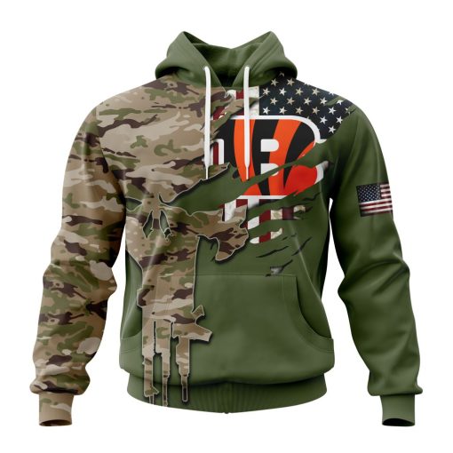 Personalized NFL Cincinnati Bengals Special Camo Design