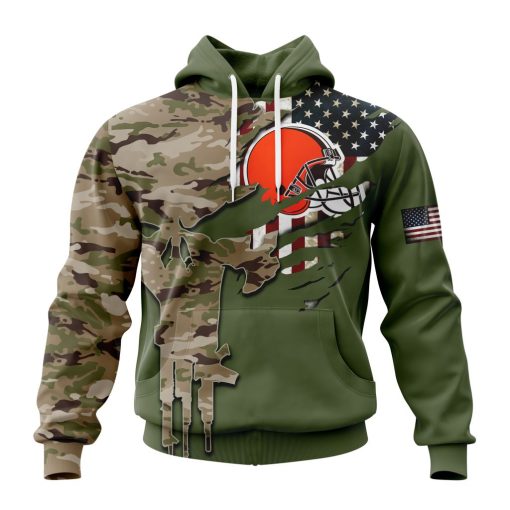 Personalized NFL Cleveland Browns Special Camo Design