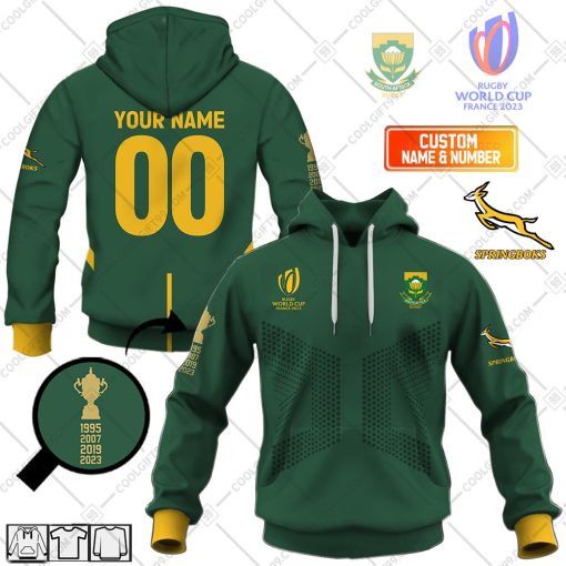 Personalized Rugby World Cup 2023 Champion Springboks South Africa | Hoodie, T Shirt, Zip Hoodie, Sweatshirt