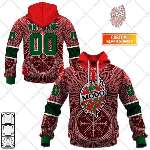 Personalized SHL Modo Hockey Special Viking Design | Hoodie, T Shirt, Zip Hoodie, Sweatshirt