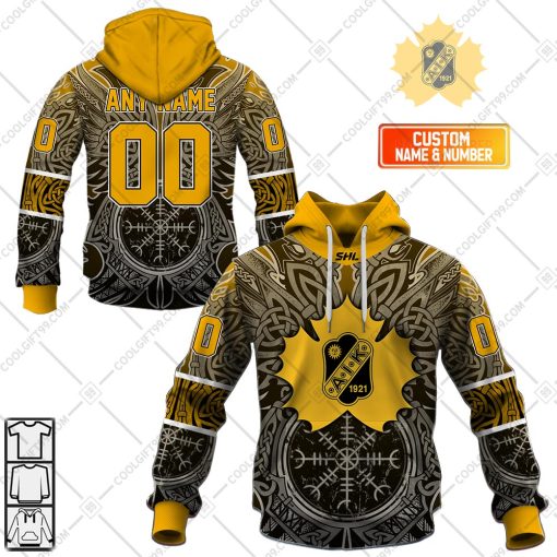 Personalized SHL Skelleftea AIK Special Viking Design | Hoodie, T Shirt, Zip Hoodie, Sweatshirt