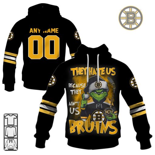 Personalized Bruins Grinch | They hate us because they ain’t us Bruins