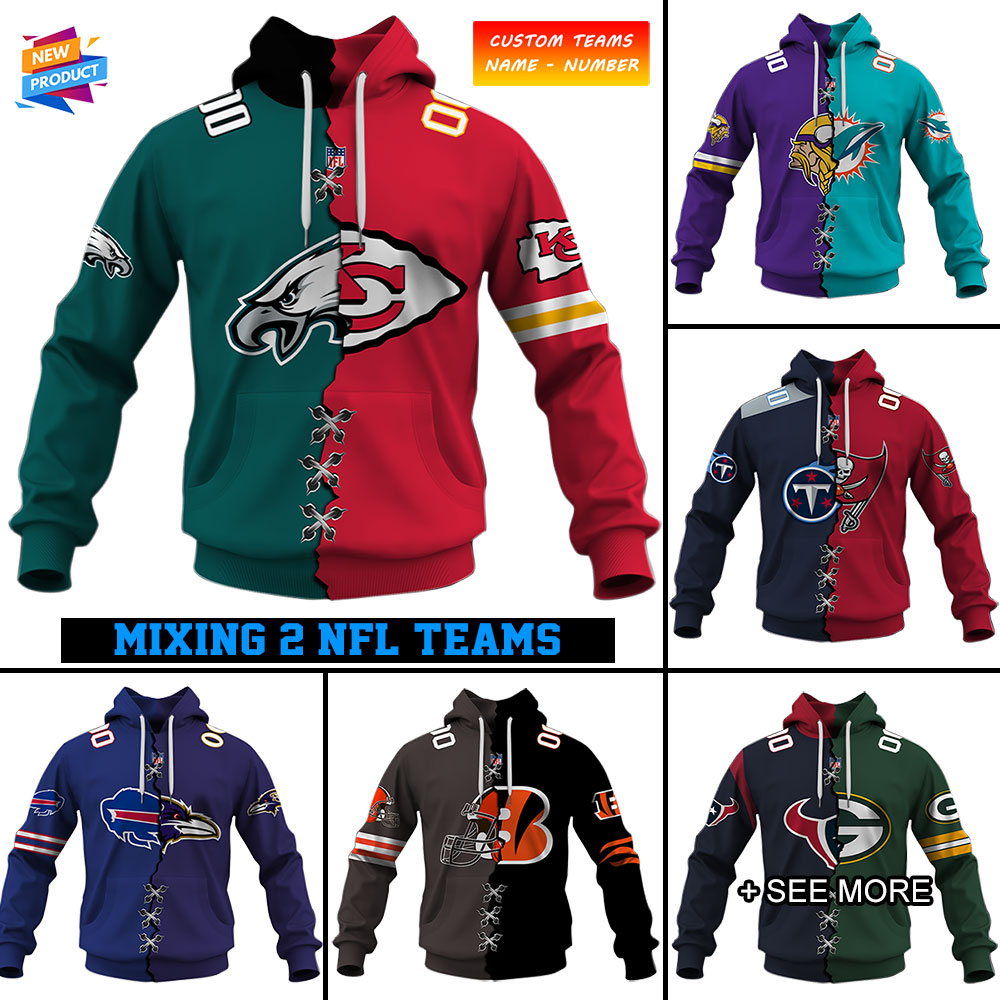 Mix 2 NFL Teams | Select Any 2 Teams to Mix and Match!