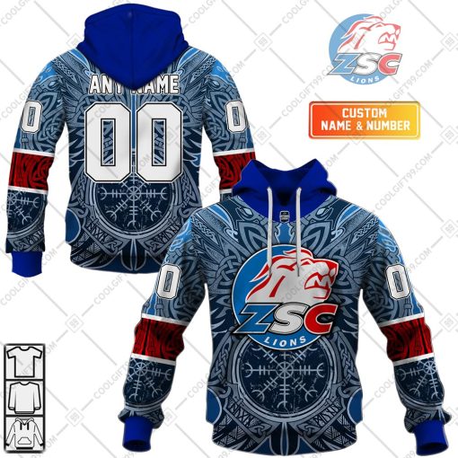 Personalized NL Hockey ZSC Lions Viking Special Design | Hoodie, T Shirt, Zip Hoodie, Sweatshirt