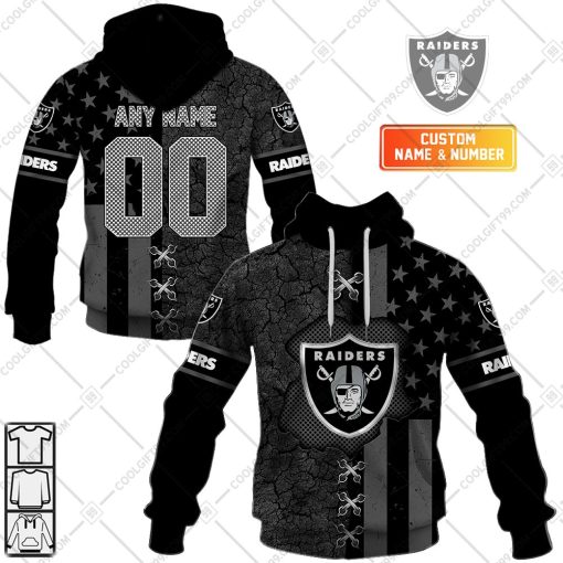 Personalized NFL Las Vegas Raiders flag special design | Hoodie, T Shirt, Zip Hoodie, Sweatshirt