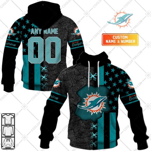 Personalized NFL Miami Dolphins flag special design | Hoodie, T Shirt, Zip Hoodie, Sweatshirt