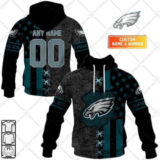 Personalized NFL Philadelphia Eagles flag special design | Hoodie, T Shirt, Zip Hoodie, Sweatshirt