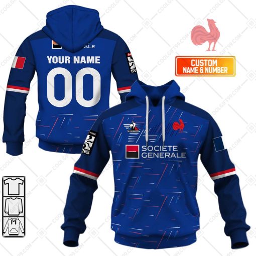 Rugby 7S 2024 France Jersey Style | Hoodie, T Shirt, Zip Hoodie, Sweatshirt