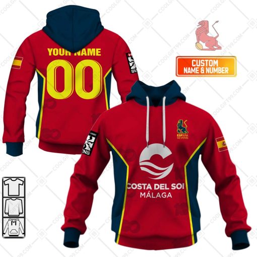 Rugby 7S 2024 Spain Jersey Style | Hoodie, T Shirt, Zip Hoodie, Sweatshirt